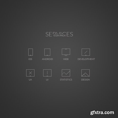 PSD Web Icons - Minimal Services Icons (December 2014) PSD Web Icons - Minimal Services Icons (December 2014)