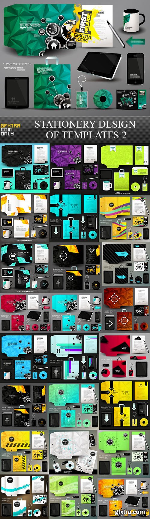 Stationery Design of Templates - 2, 25xEPS
