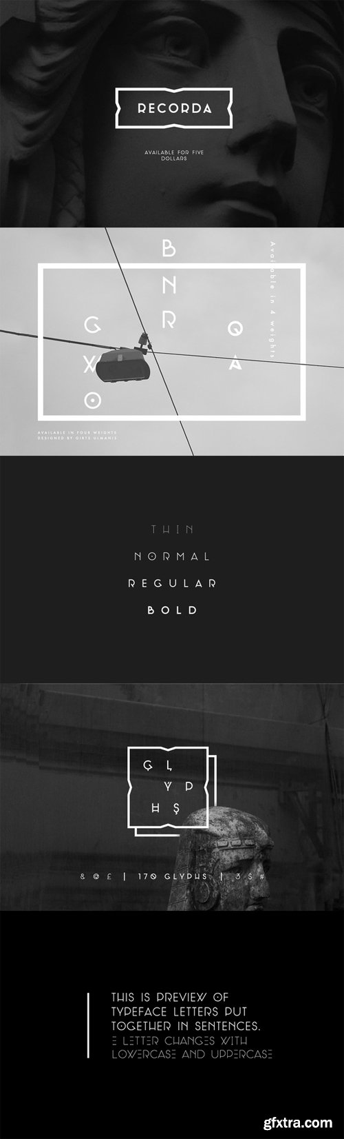 RECORDA Typeface