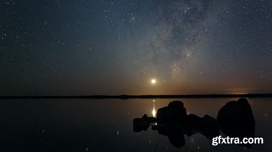 Kelbyone - Moon Stars and Milky Way with Jennifer Wu