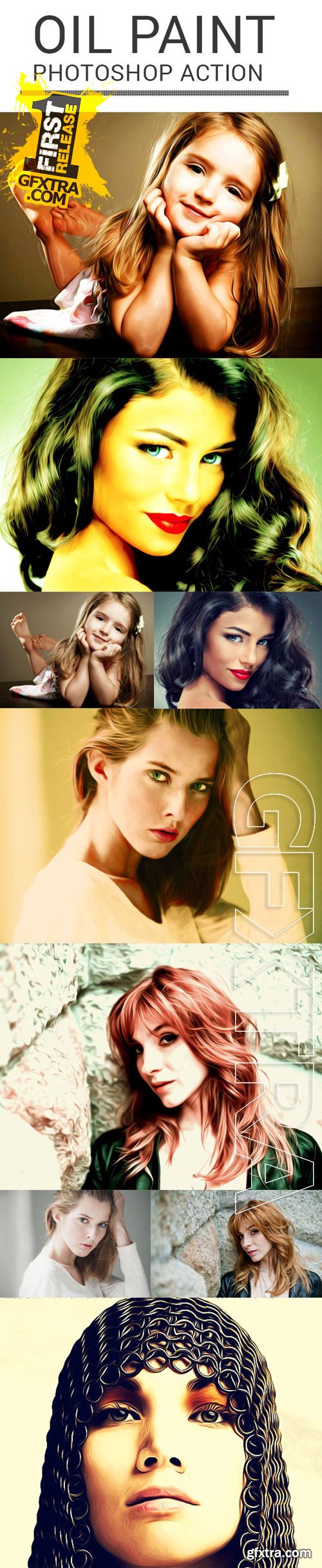 Graphicriver - Oil Paint Photoshop Action 9698673