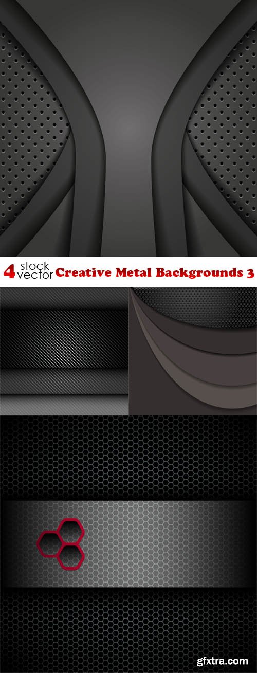 Vectors - Creative Metal Backgrounds 3