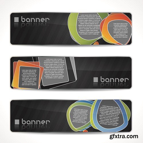 Banner Vector Creative Collection 2, 25xEPS