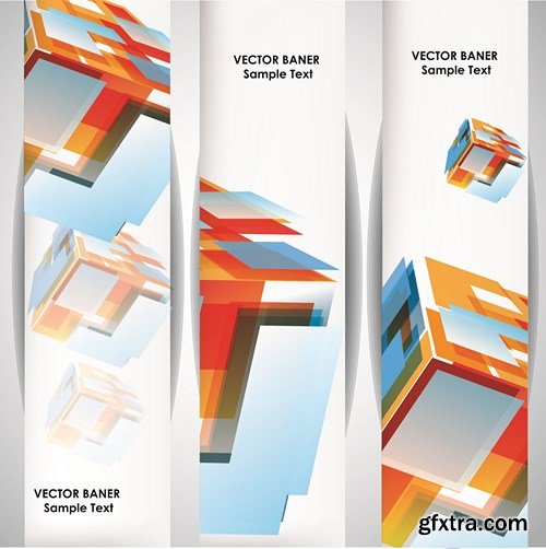 Banner Vector Creative Collection 2, 25xEPS