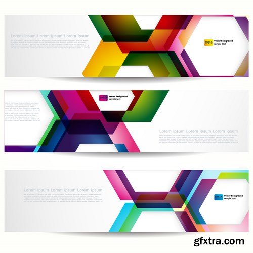 Banner Vector Creative Collection 2, 25xEPS