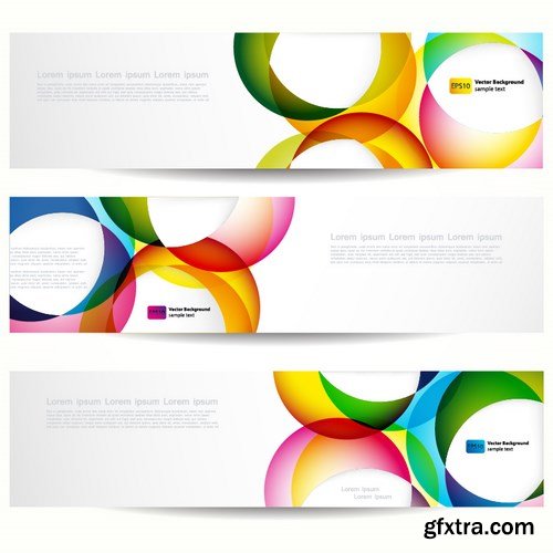 Banner Vector Creative Collection 2, 25xEPS