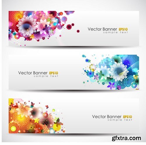 Banner Vector Creative Collection 2, 25xEPS