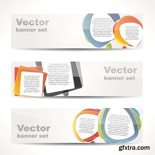 Banner Vector Creative Collection 2, 25xEPS