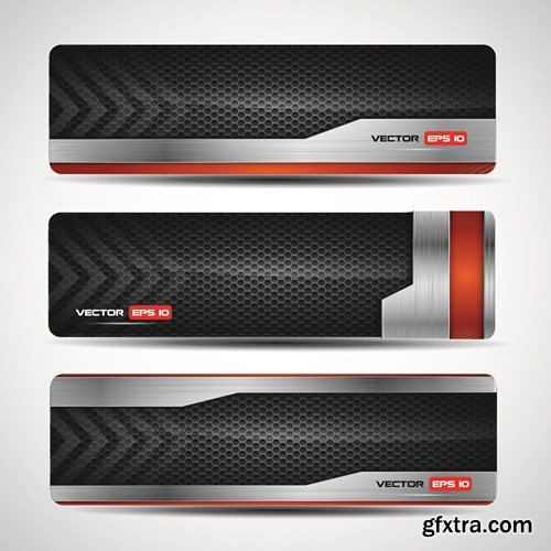 Banner Vector Creative Collection 2, 25xEPS
