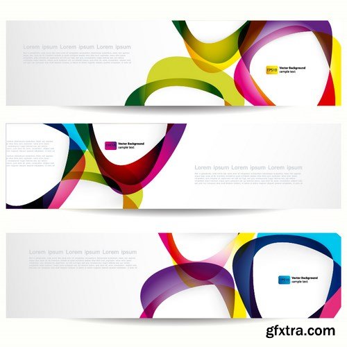 Banner Vector Creative Collection 2, 25xEPS