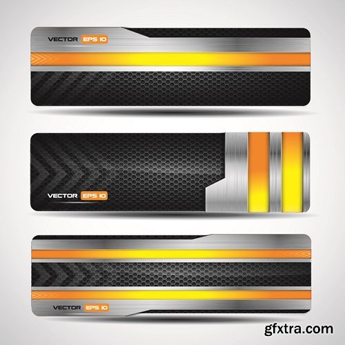 Banner Vector Creative Collection 2, 25xEPS
