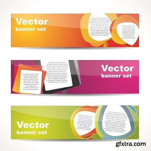 Banner Vector Creative Collection 2, 25xEPS