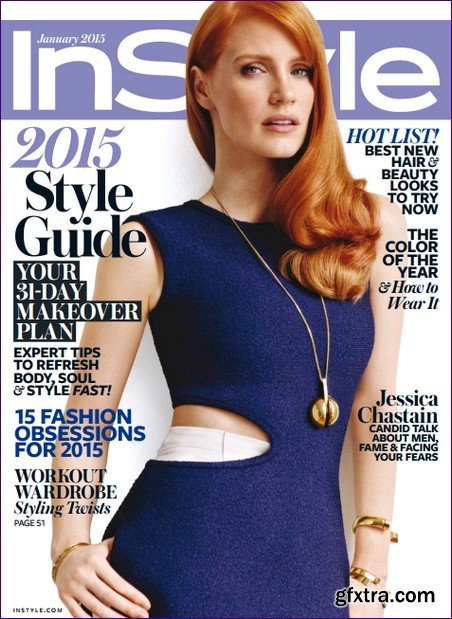 InStyle USA - January 2015 (True PDF)