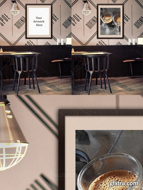 CreativeMarket - Mockup-Poster Frame at Restaurant 73519 CreativeMarket - Mockup-Poster Frame at Restaurant 73519