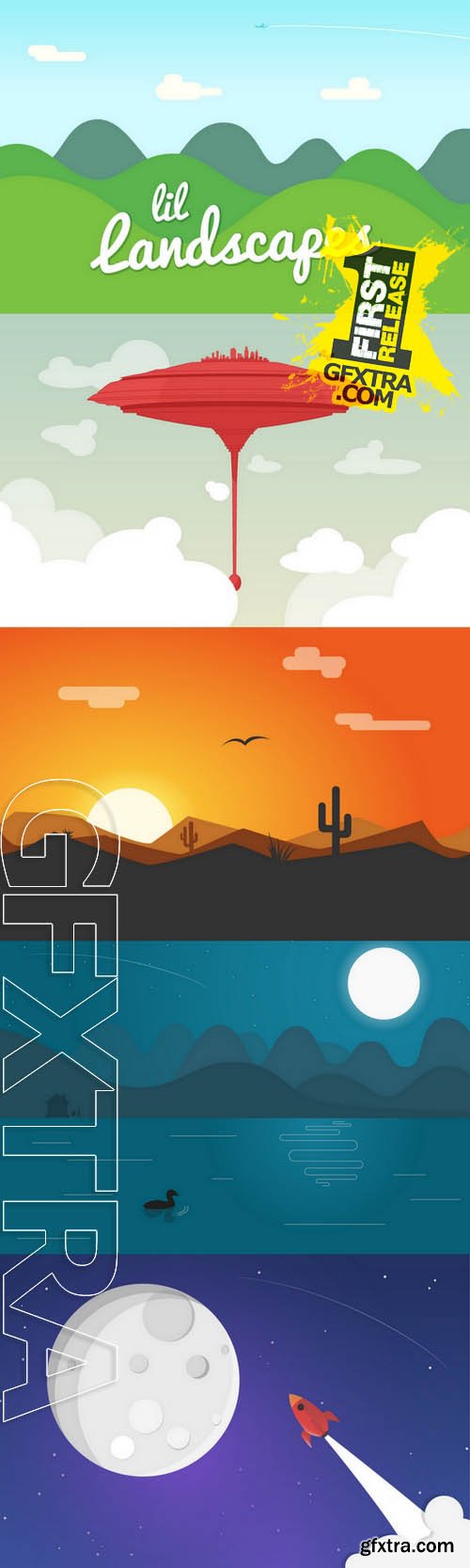 Lil Landscapes - Creativemarket 5766