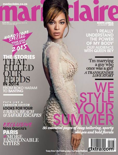 Marie Claire South Africa Magazine January 2015