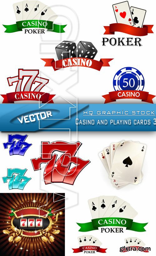 Stock Vector - Casino and playing cards 3