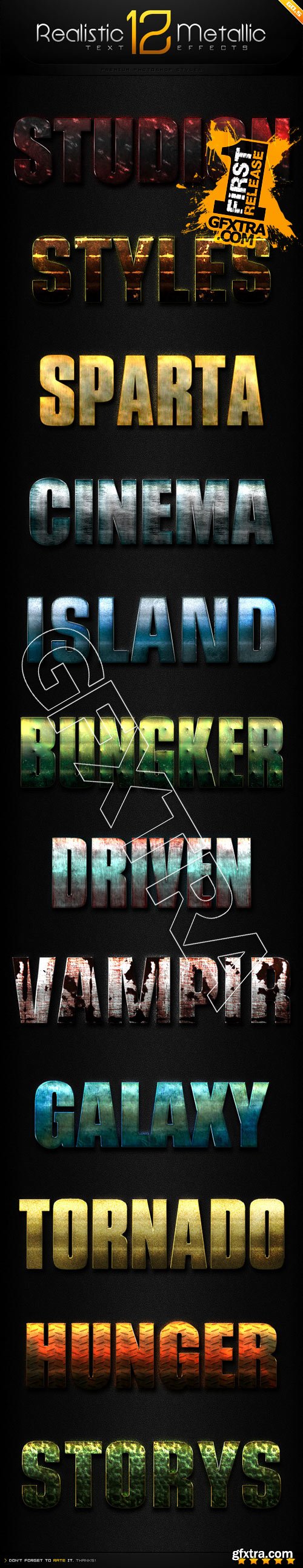 Graphicriver - 12 Realistic Metallic Text Effect Styles GO.5 9741146