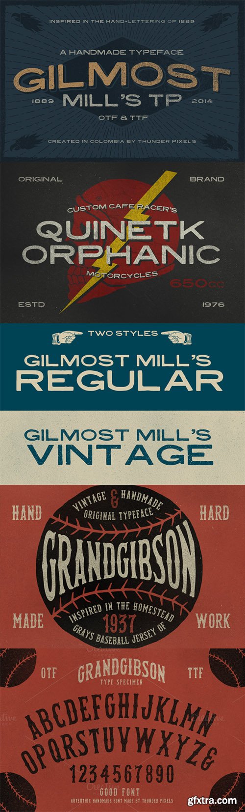 Fontastik Bundle - 5 Font Family