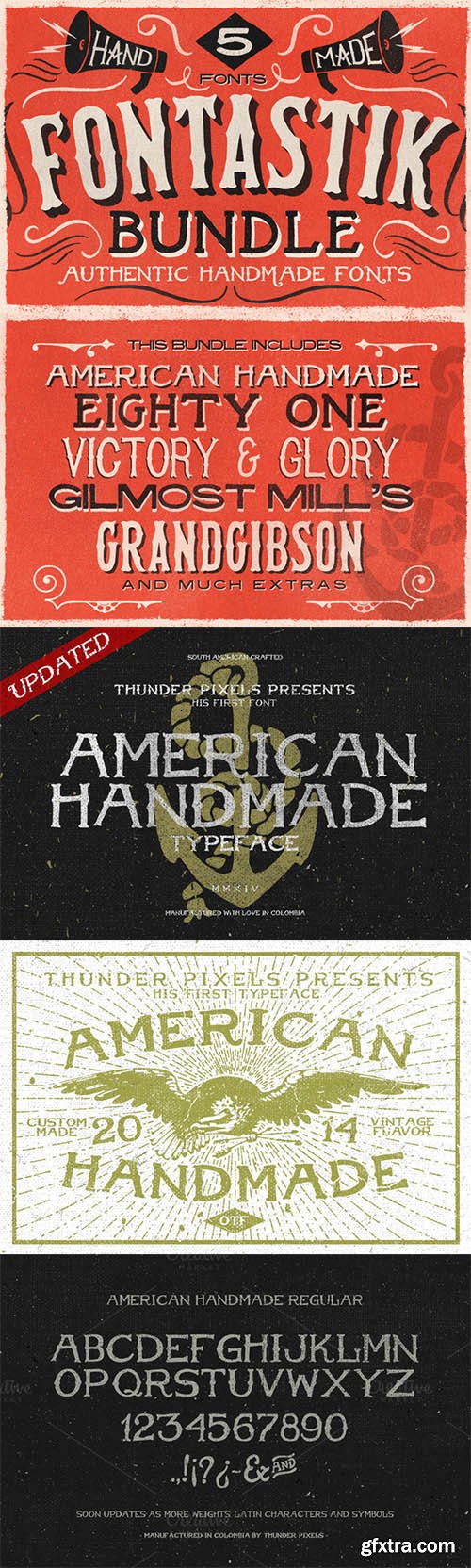 Fontastik Bundle - 5 Font Family