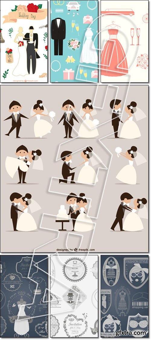 Wedding - Vectors