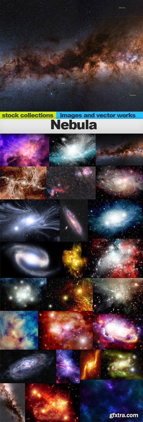 Nebula,25 x UHQ JPEG