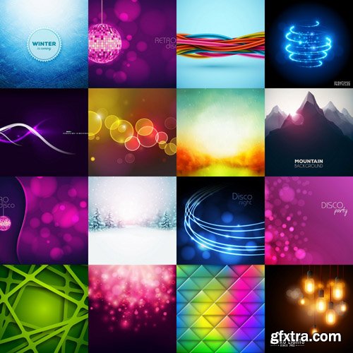 Abstract Background Collection#46 - 25 Vector