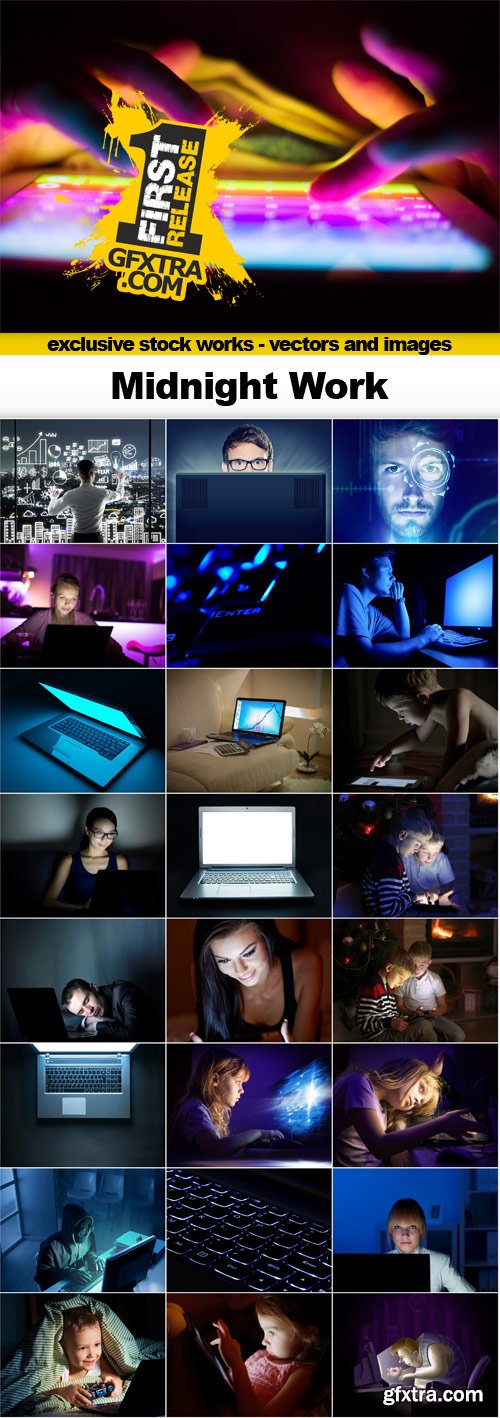 Midnight Work - 25x JPEGs