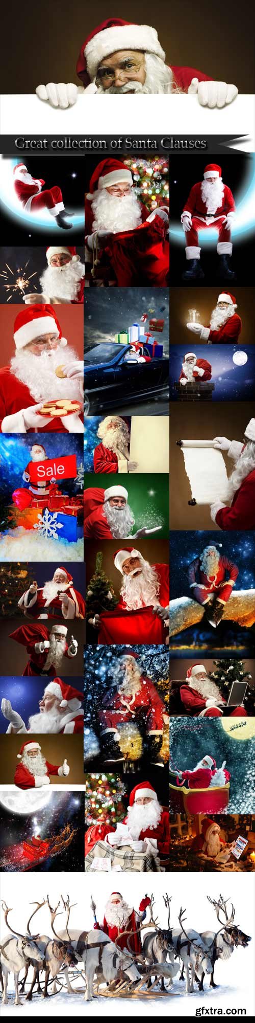 Great collection of Santa Clauses Great collection of Santa Clauses