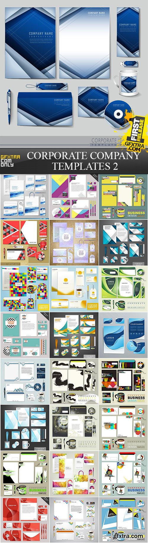 SS Corporate Company Templates 2, 25xEPS
