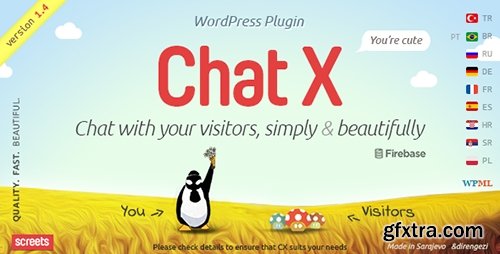 CodeCanyon - Chat X v2.4.2 - WordPress Chat plugin for Sales & Support CodeCanyon - Chat X v2.4.2 - WordPress Chat plugin for Sales & Support