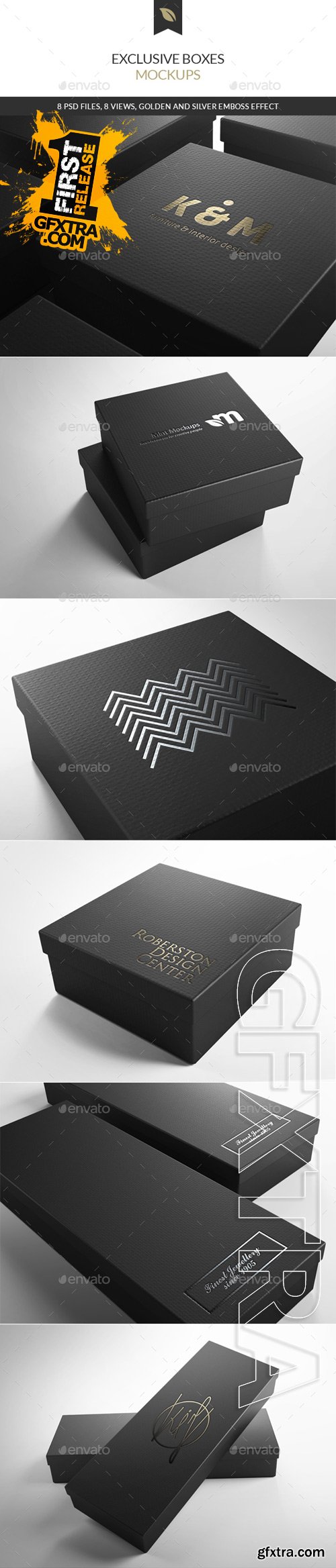 Graphicriver - Exclusive Boxes Mockups 9716219