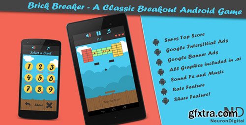 CodeCanyon - Brick Breaker v6 - A Classic Breakout Android Game CodeCanyon - Brick Breaker v6 - A Classic Breakout Android Game