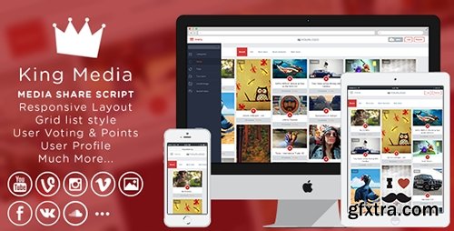 CodeCanyon - King MEDIA v1.9.6 - Media Share Script CodeCanyon - King MEDIA v1.9.6 - Media Share Script