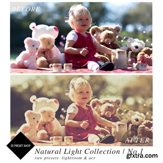 Preset Shop - Natural Light Lightroom Presets Collection