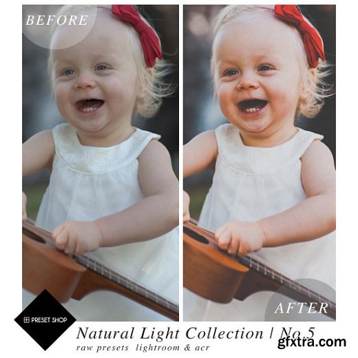 Preset Shop - Natural Light Lightroom Presets Collection