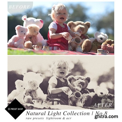 Preset Shop - Natural Light Lightroom Presets Collection