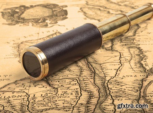 Old Maps & Compasses, 25xUHQ JPEG