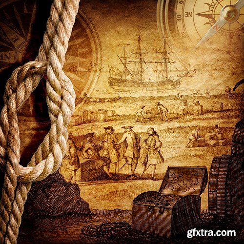 Old Maps & Compasses, 25xUHQ JPEG