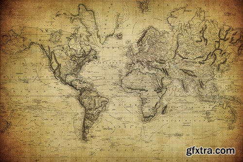 Old Maps & Compasses, 25xUHQ JPEG