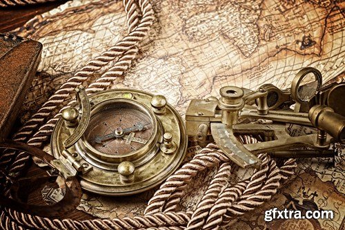 Old Maps & Compasses, 25xUHQ JPEG