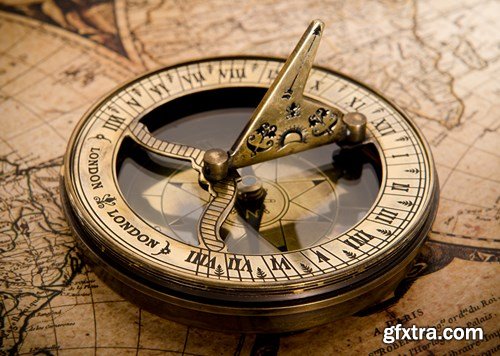 Old Maps & Compasses, 25xUHQ JPEG