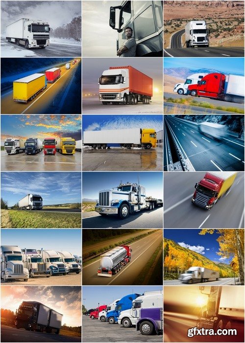 Riding on the road trucks and drivers - 25 HQ Jpg