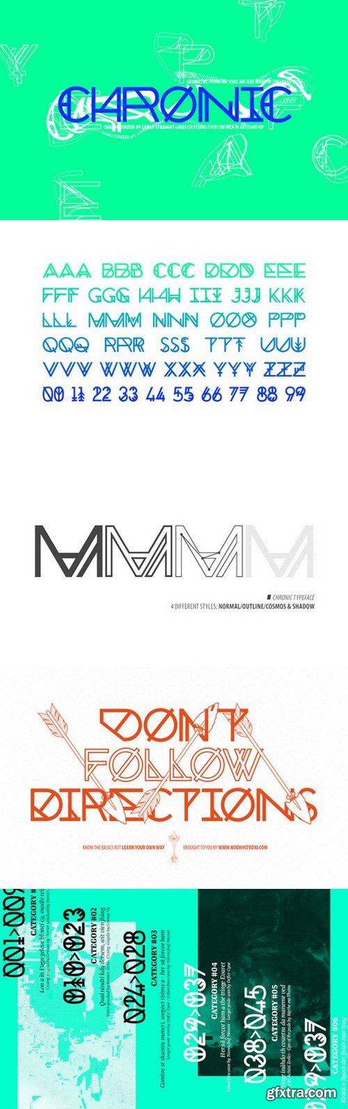 CM - Chronic Typeface