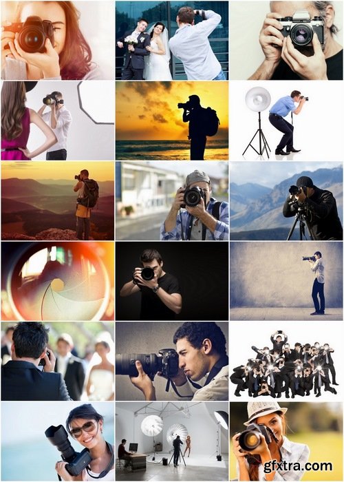 Photographer at work Stock images - 25 HQ Jpg