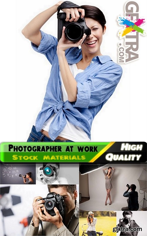 Photographer at work Stock images - 25 HQ Jpg
