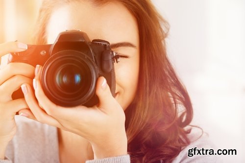 Photographer at work Stock images - 25 HQ Jpg