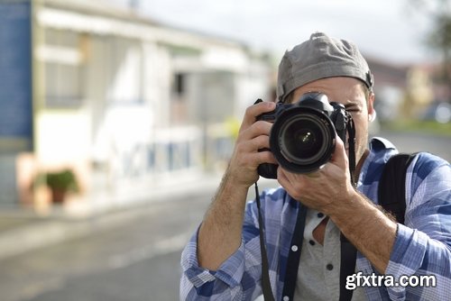 Photographer at work Stock images - 25 HQ Jpg