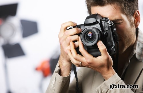 Photographer at work Stock images - 25 HQ Jpg