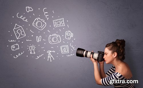Photographer at work Stock images - 25 HQ Jpg